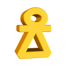 Genius Symbols Single Animated Gold On White